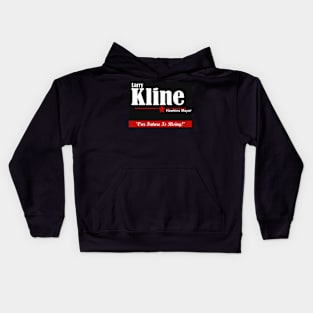 Larry Kline Mayor of Hawkins Indiana Kids Hoodie